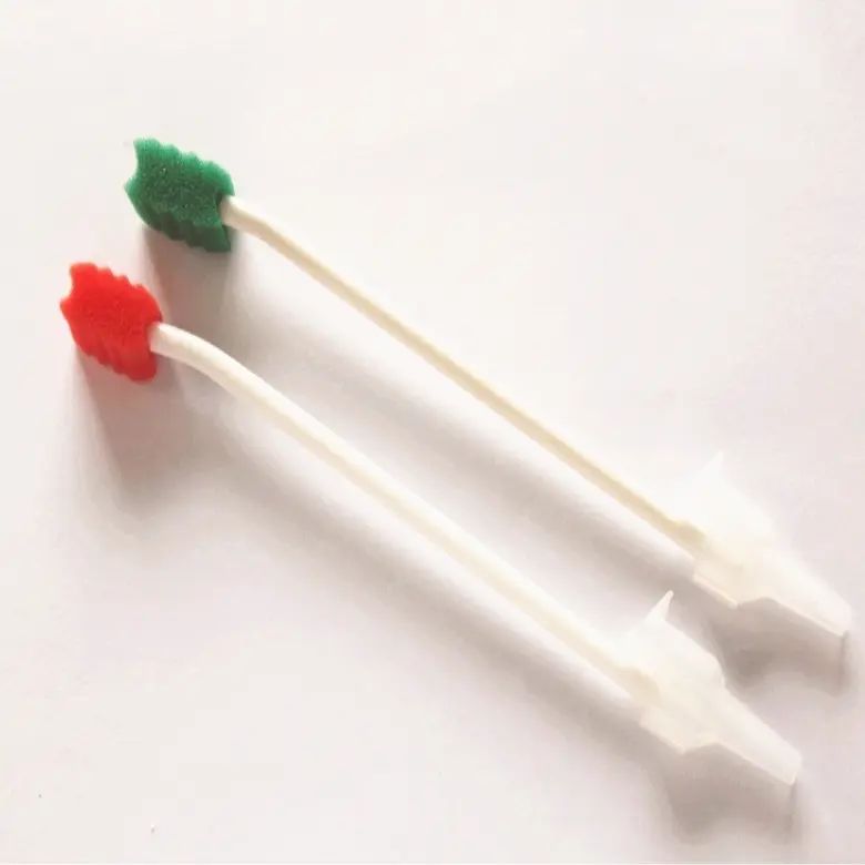 Disposable Suction Oral Care Foam Swabs For Oral Care