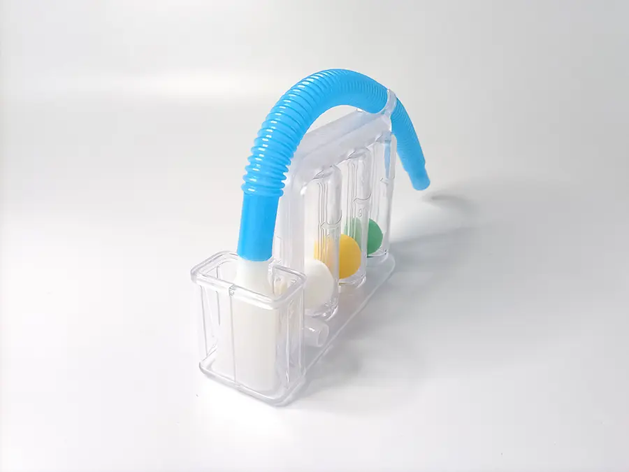Portable Deep Respiratory Exerciser 3 Balls Spirometer Lung Training Medical Device